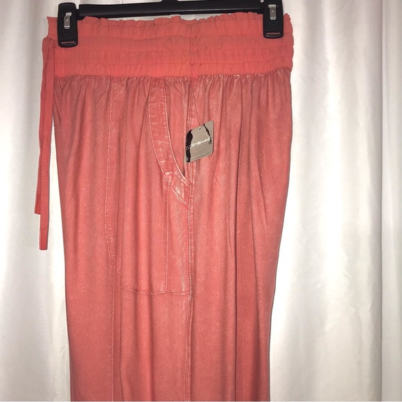 *SOLD* Sz XS Free People | Coral /Flamingo Haram/Lounge Pants |NWT - Picture 5 of 16
